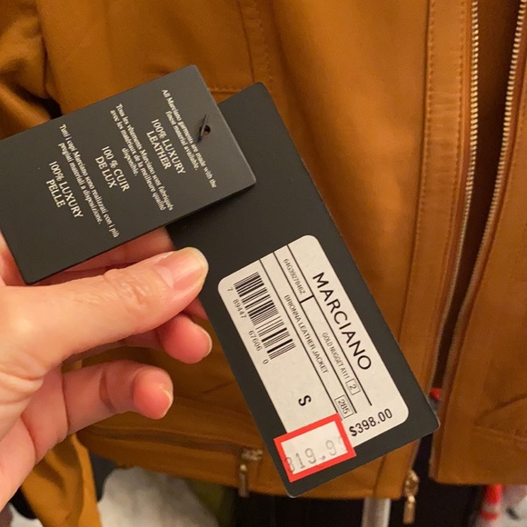 marciano brionna leather jacket - Picture 2 of 8